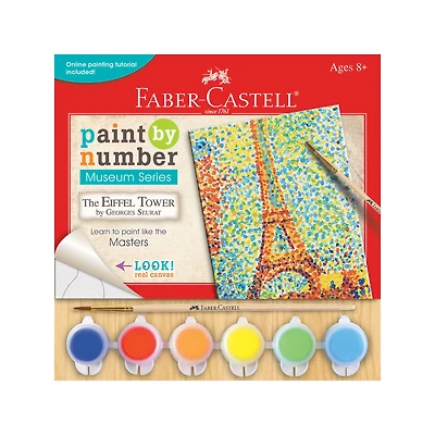 Faber-Castell® Paint By Numbers Museum Series Kit, Eiffel Tower