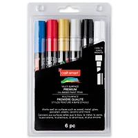 6 Packs: 6 ct. (36 total) Premium Chisel Tip Oil-Based Paint Pens by Craft Smart®