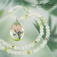 John Bead 22mm x 30mm Dried Flower Assorted Pendants