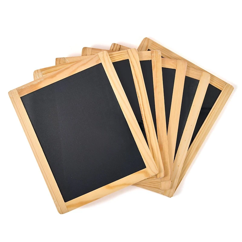 Plaid® 8.5" x 10.5" Wood Chalkboards, 6ct.