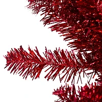 9ft. Metallic Red Christmas Tinsel Garland