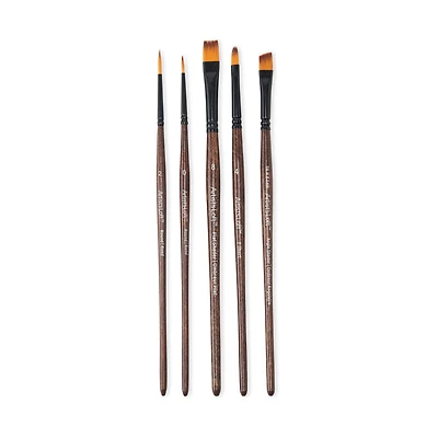 Golden Synthetic Acrylic 5 Piece Brushes by Artist's Loft™
