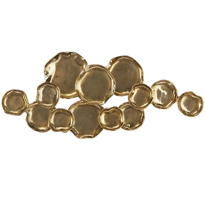 Gold Contemporary Wall Decor, 39" x 3" x 17"