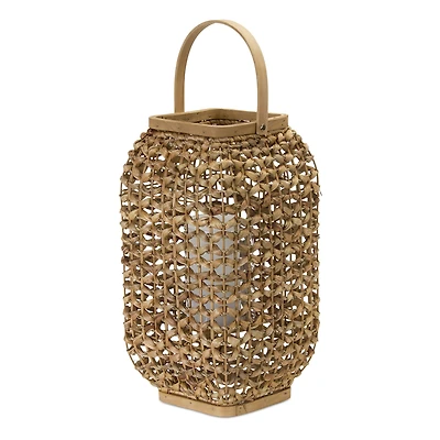 21.5" Wicker Lantern