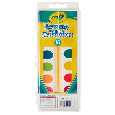 Crayola® Watercolors Pan Set, 16ct.