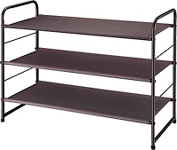NEX™ Oumilen Bronze 3-Tier Stackable Shoe Rack