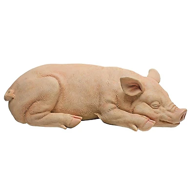 Design Toscano 4" Tall Sandman the Pig Garden Statue