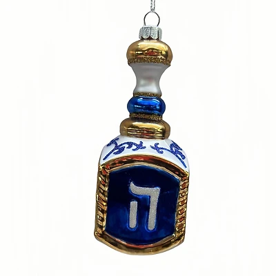 5.25" Dreidel Glass Ornament by Ashland®