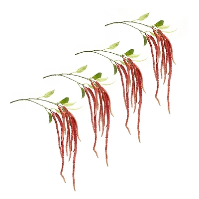 53.25" Red Amaranthus Floral Stems, 4ct.