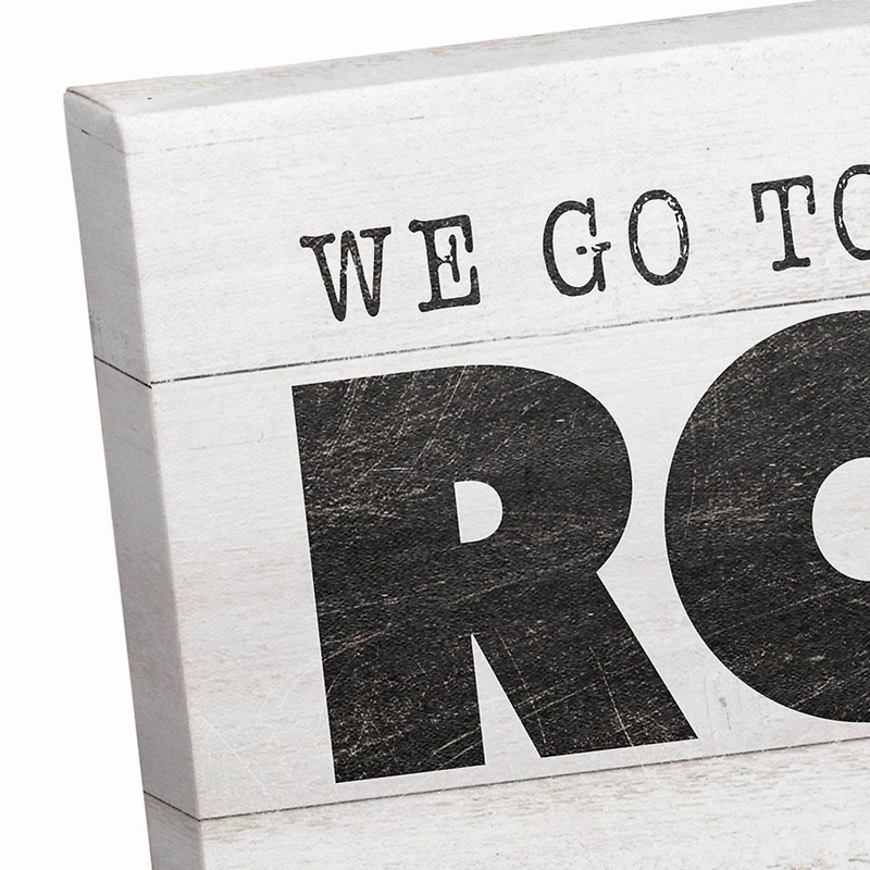 We Go Together 14" x 11" Canvas Wall Art