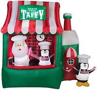 7f.t Airblown® Inflatable Christmas North Pole Taffy Stand