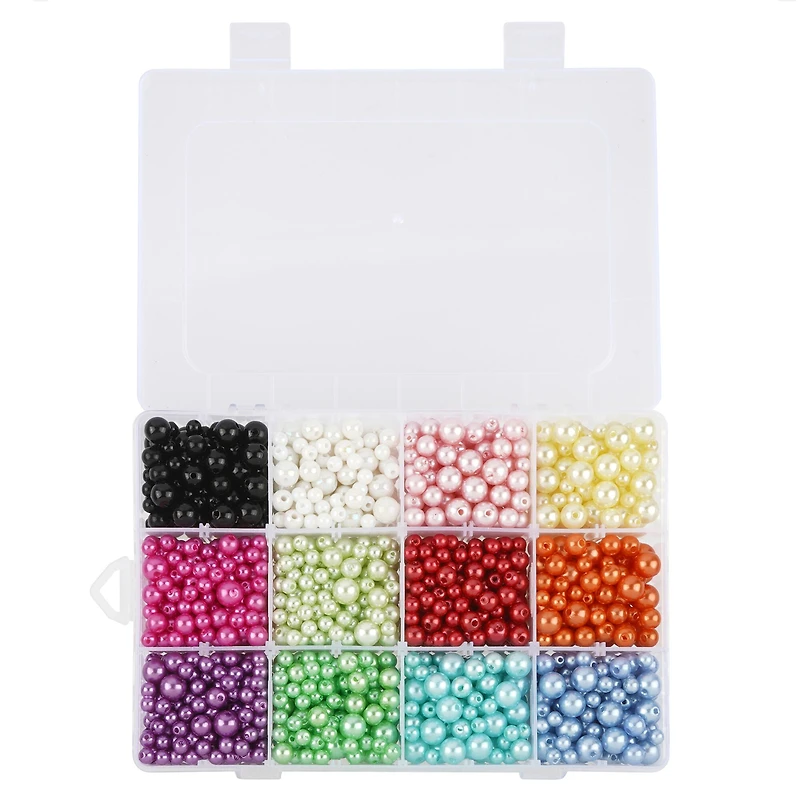 Mixed Round Pearl Beads by Bead Landing™