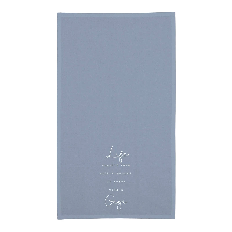 Life Comes with a Gigi Cotton Twill Tea Towel Set