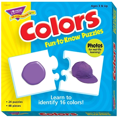 Trend Enterprises® Colors Fun-to-Know Puzzles