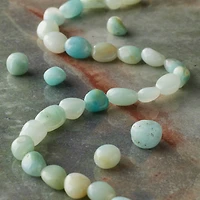 Amazonite Matte Potato Beads by Bead Landing™