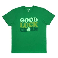 St. Patrick's Day Green Good Luck Charm Adult T-Shirt by Celebrate It™
