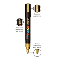 POSCA® PC-5M Medium Metallic Paint Markers
