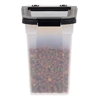 Clear & Black 12.75qt. Pet Food Container With Sealed Top