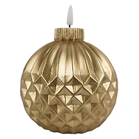 4.5" Ornament LED Wax Candle by Ashland