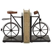 9" Contemporary Bicycle Iron Bookend Set