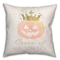 Queen Of Halloween Throw Pillow