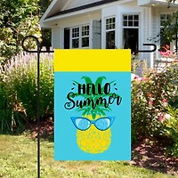 Hello Summer Pineapple Garden Flag
