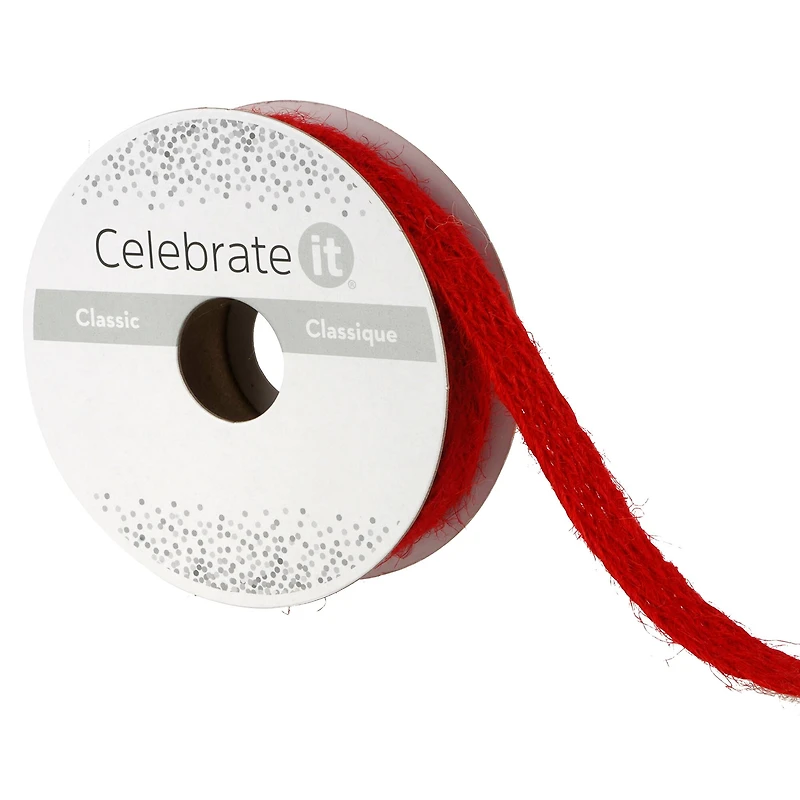 7/16" x 7yd. Jute Ribbon by Celebrate It