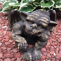 Santa's Workshop 10" Thinking Gargoyle Statue