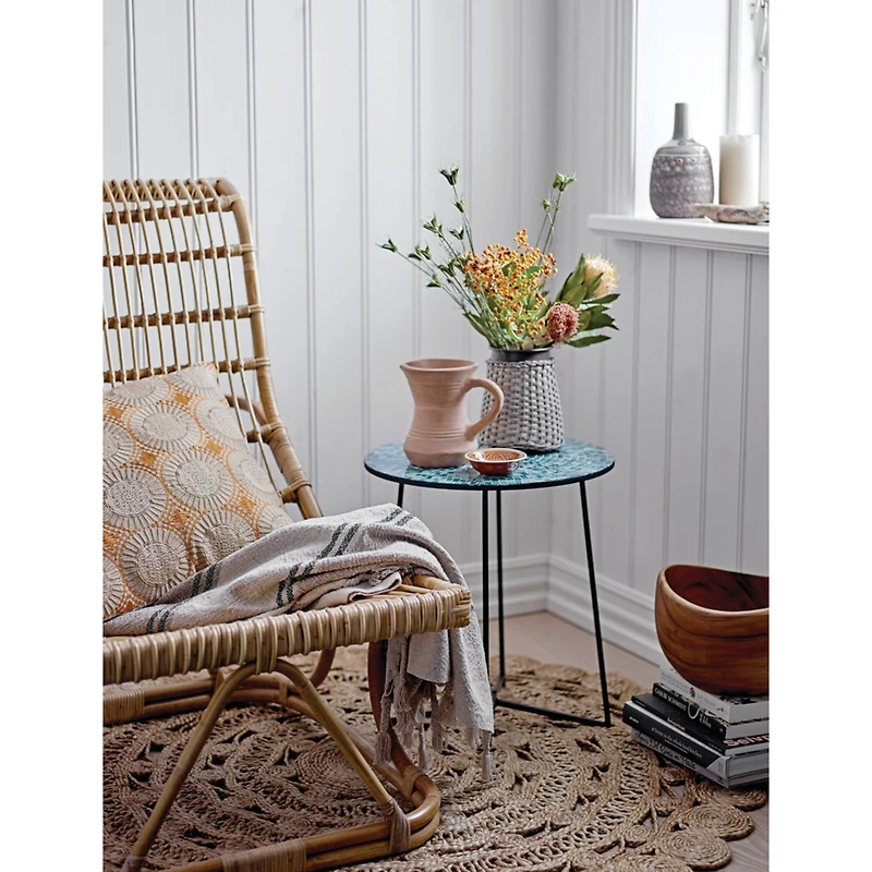 Hello Honey® Natural Boho Hand Woven Jute Rug, 48"