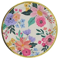 9" Flower Paper Dinner Plates, 8ct. by Celebrate It™