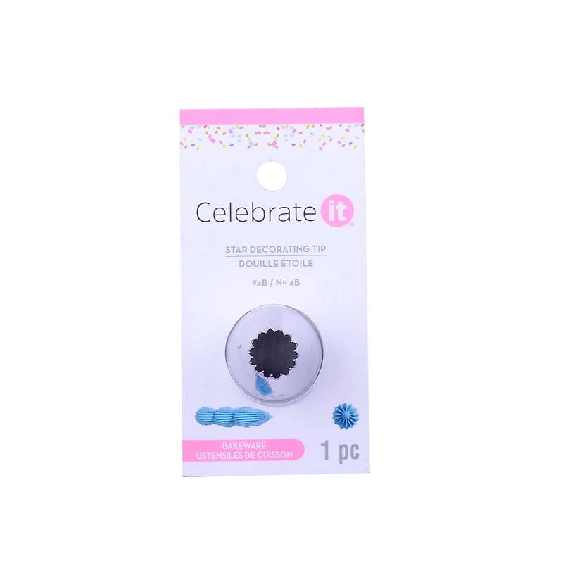 Open Star Decorating Tip 4B by Celebrate It™