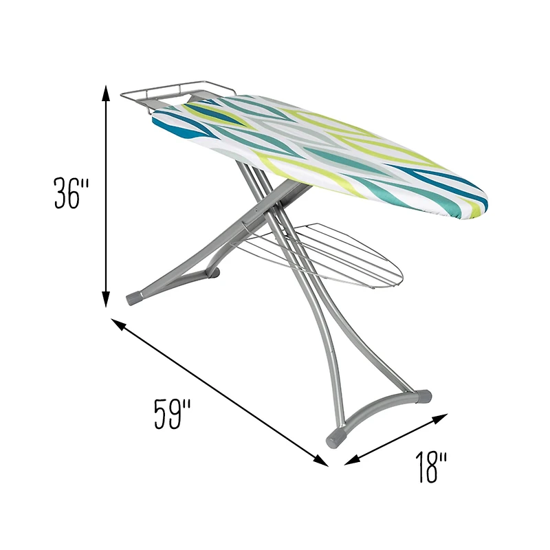Honey Can Do Collapsible Ironing Board with Iron Rest