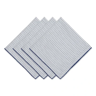 Chef Micro Stripe Embellished Napkin, 4ct.