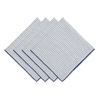 Chef Micro Stripe Embellished Napkin, 4ct.