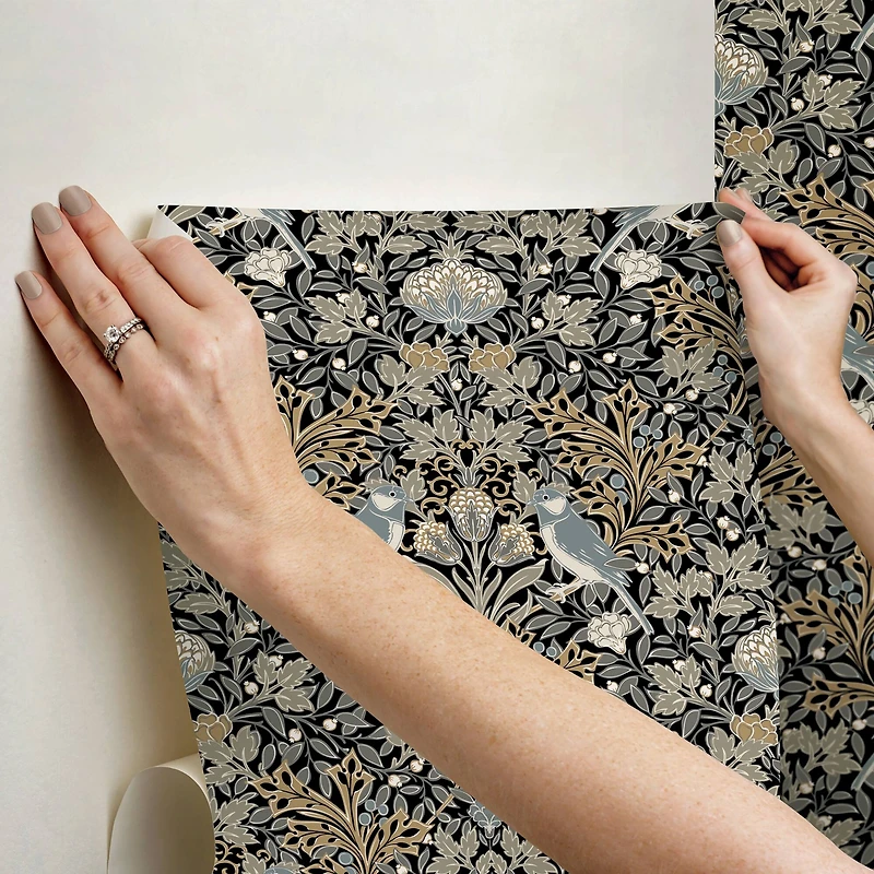 RoomMates Garden Aviary Peel & Stick Wallpaper