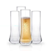 JoyJolt® Cosmos Crystal Champagne Glasses, 4ct.