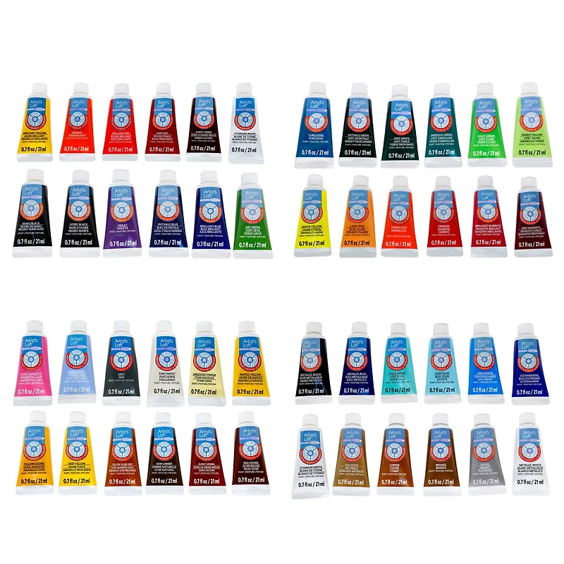 48 Piece Acrylic Paint Tube Set by Artist's Loft™