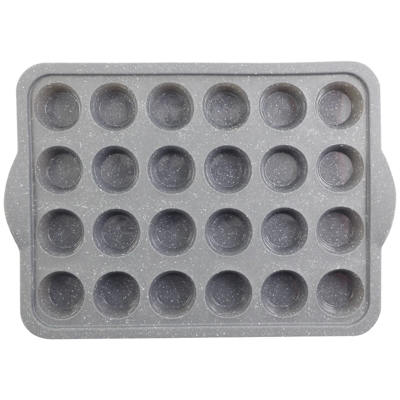 24-Cavity Metal Reinforced Silicone Mini Muffin Pan by Celebrate It™