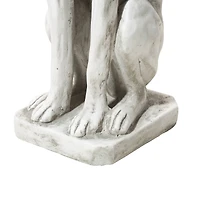 Glitzhome® 32" Sitting Dog Garden Statue