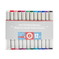 Dual Tip Jewel Tone Sketch Marker Set by Artist's Loft™