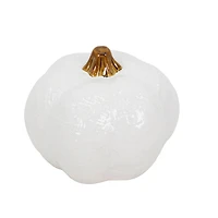 4.5" Ceramic Knit Pumpkin Tabletop Décor by Ashland