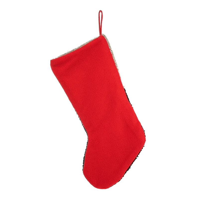 Glitzhome® 20.5" Penguin Hooked Stocking