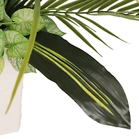 6ft. Artificial Lemon Tree in White Decorative Pot