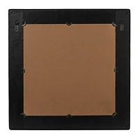 Hello Honey® 28" Black Bamboo Square Wall Mirror