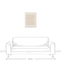 Subtle Scribble 18" x 24" Canvas Wall Art