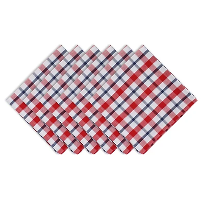 DII® American Plaid Cloth Dinner Napkins, 6ct.