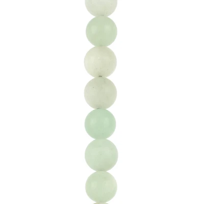 12 Packs: 15 ct. (180 total) Green Aventurine Round Beads, 11.5mm by Bead Landing™