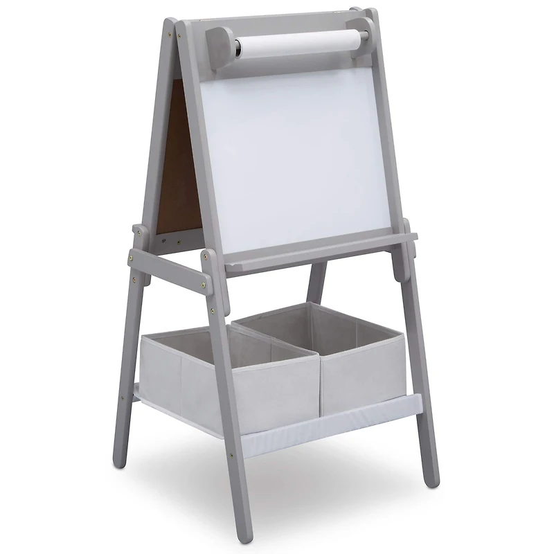 My Size Gray Double Sided Storage Easel