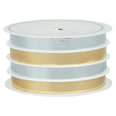 JAM Paper 3/8" x 55yd. Metallic Ribbon