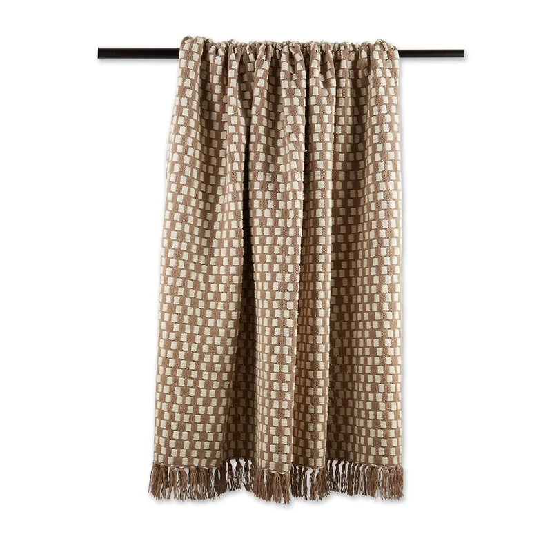 DII® Stone Urban Check Throw
